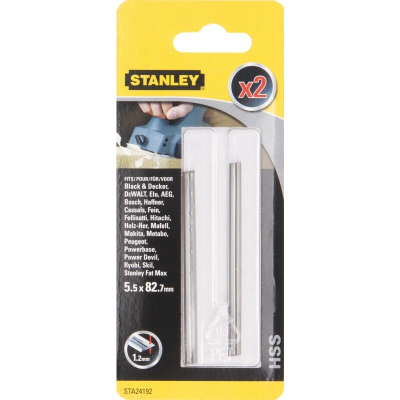 STANLEY Ēveles asmens TCT 82x5,5x1