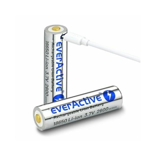 EverActive 18650 2600 mAh akumulators ar