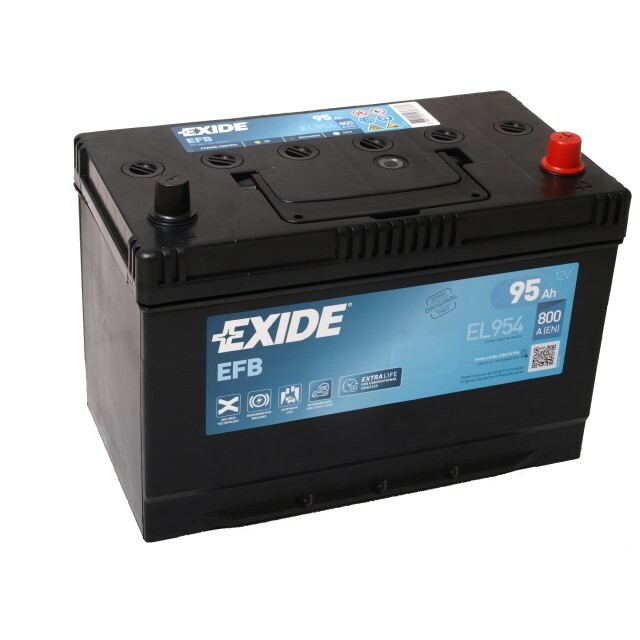 EXIDE EFB EL954 12V 95Ah 800A(