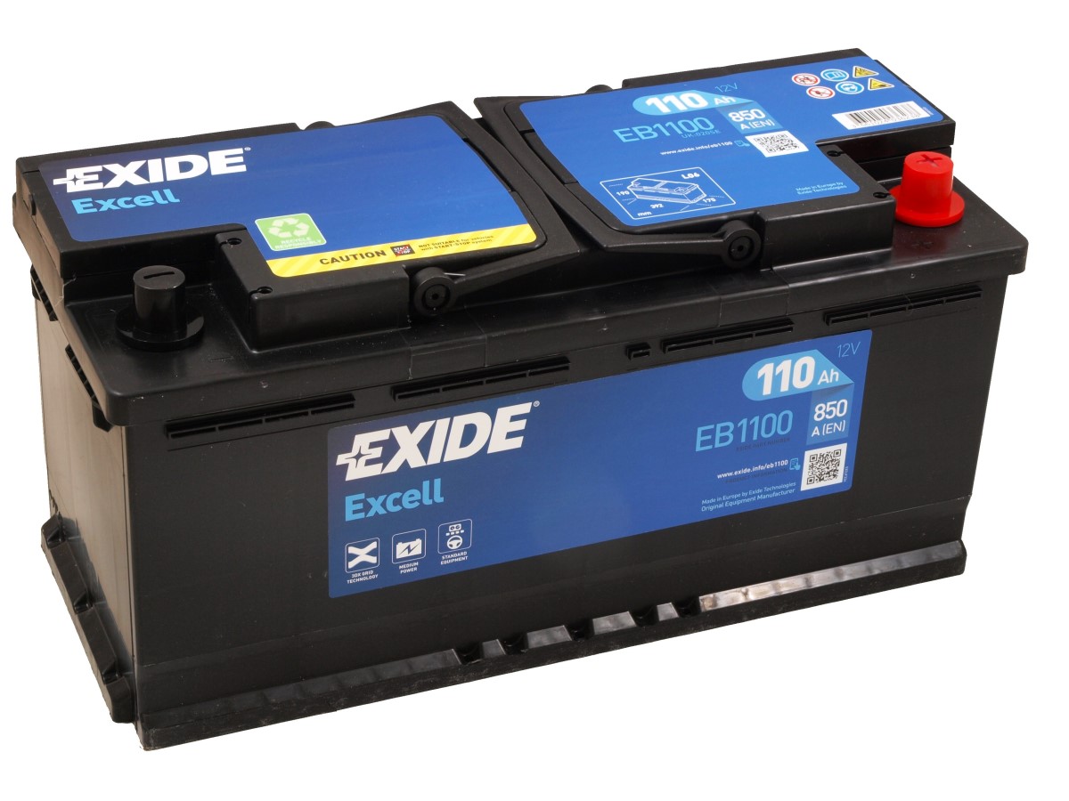 EXIDE EXCEL EB1100 12V 110Ah 850A(EN)