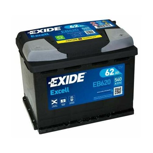EXIDE EXCELL EB620 12V 62Ah 540A(EN)