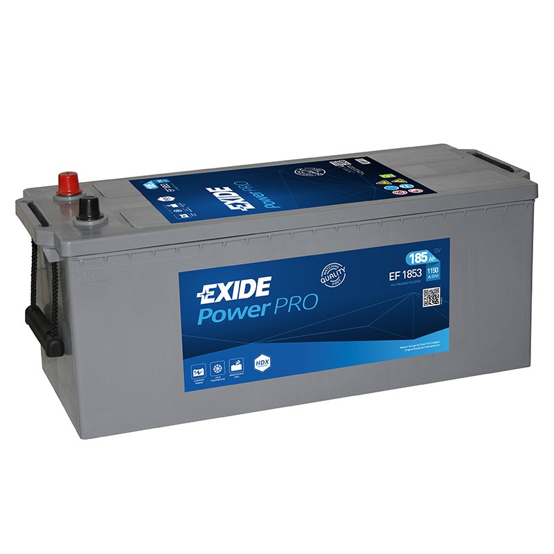 EXIDE PowerPRO 12V 185	Ah 1150A(EN)