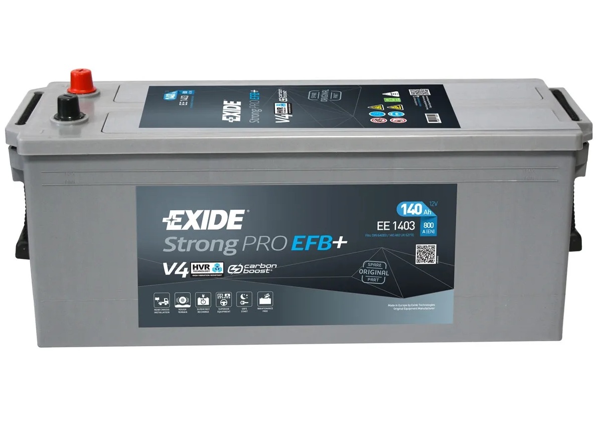 EXIDE Strong PRO EFB+ 12V 140Ah(c20)