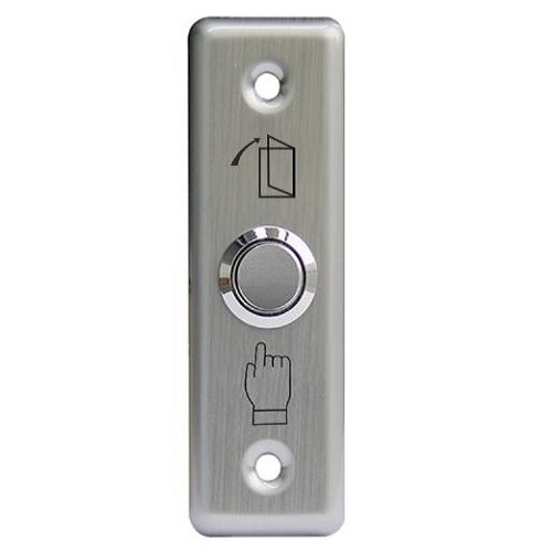 HISMART Exit Button, Stainless Steel, flush