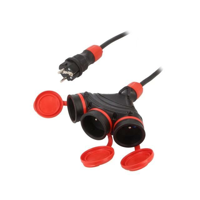 KEL Extension lead; H05RR-F; 3G1.5mm2