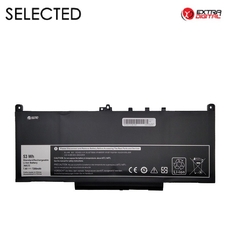 EXTRADIGITAL Notebook Battery DELL J60J5, Extra