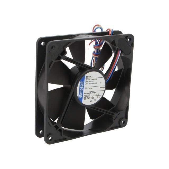 EBM-PAPST Fan: DC; 119x119x25mm; axial; 12VDC