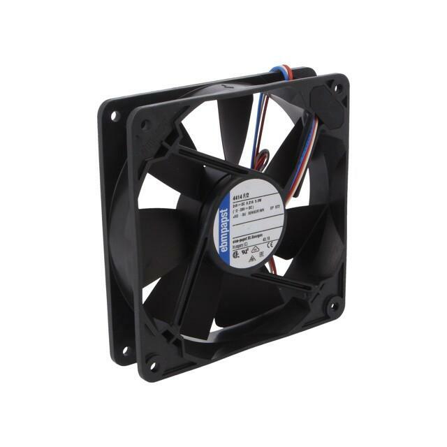 EBM-PAPST Fan: DC; 119x119x25mm; axial; 24VDC