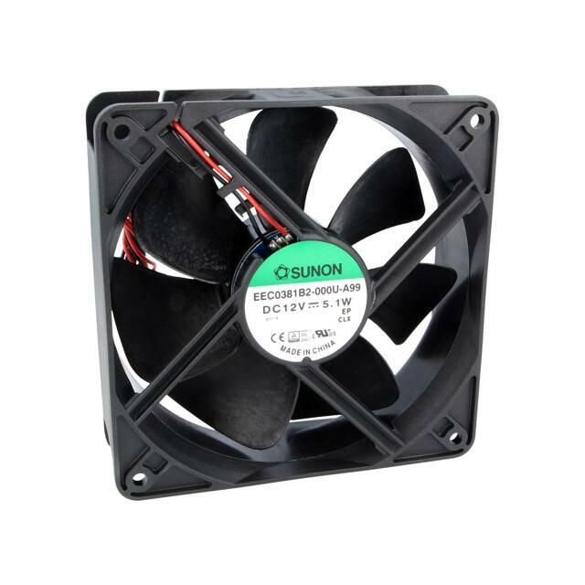 SUNON Fan: DC; 120x120x38mm; axial; 12VDC