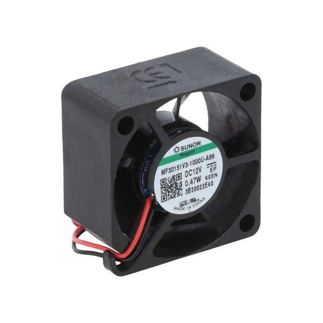 SUNON Fan: DC; 30x30x15mm; axial; 12VDC