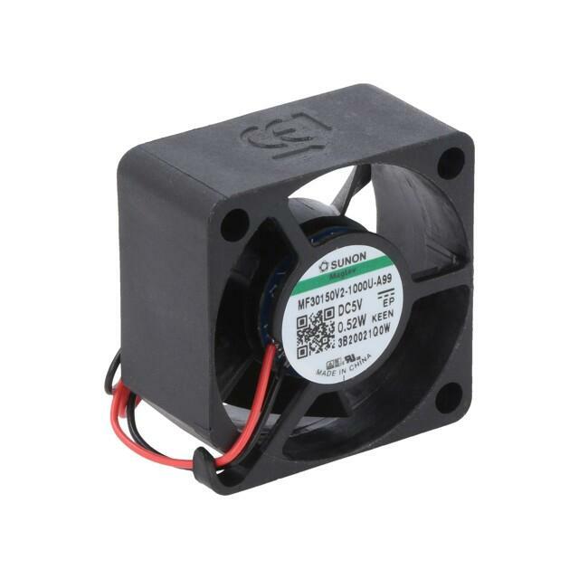 SUNON Fan: DC; 30x30x15mm; axial; 5VDC
