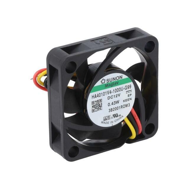 SUNON Fan: DC; 40x40x10mm; axial; 12VDC