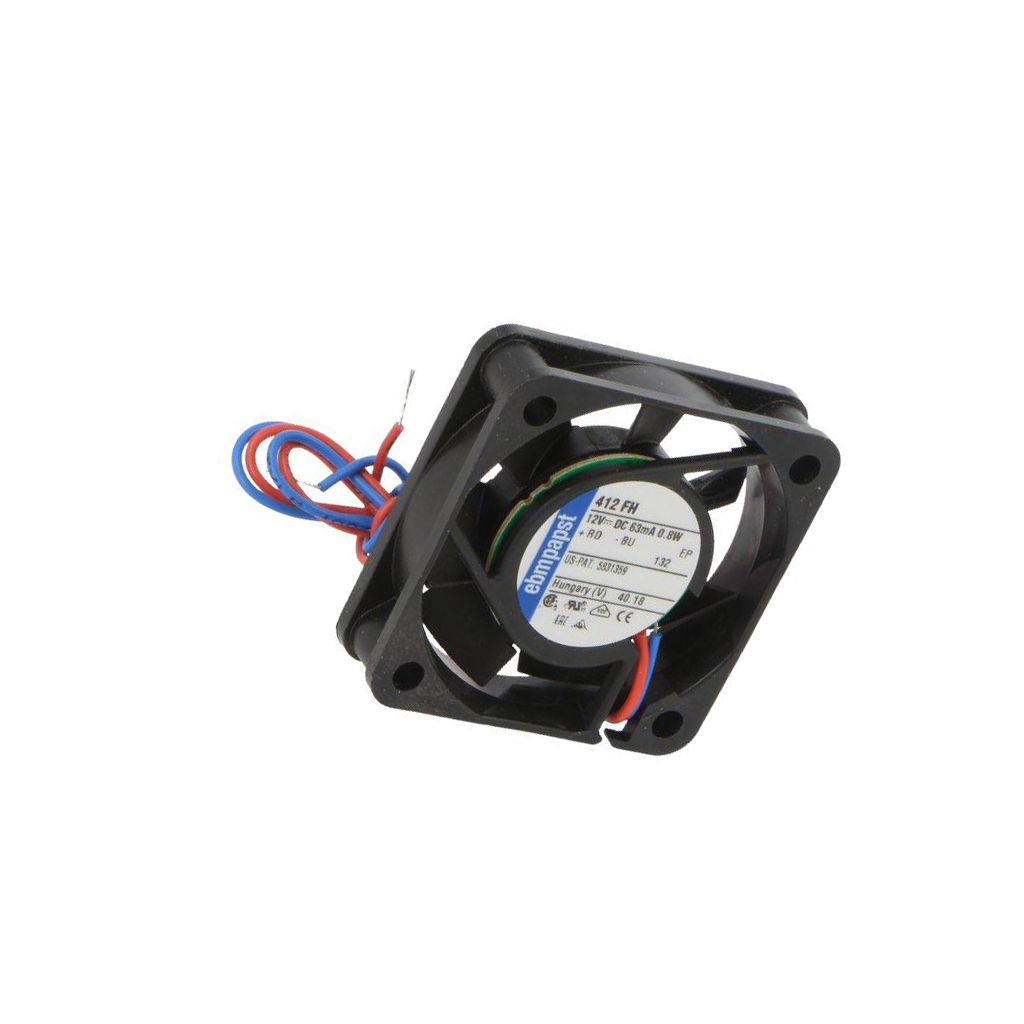 EBM-PAPST Fan: DC; 40x40x10mm; axial; 12VDC