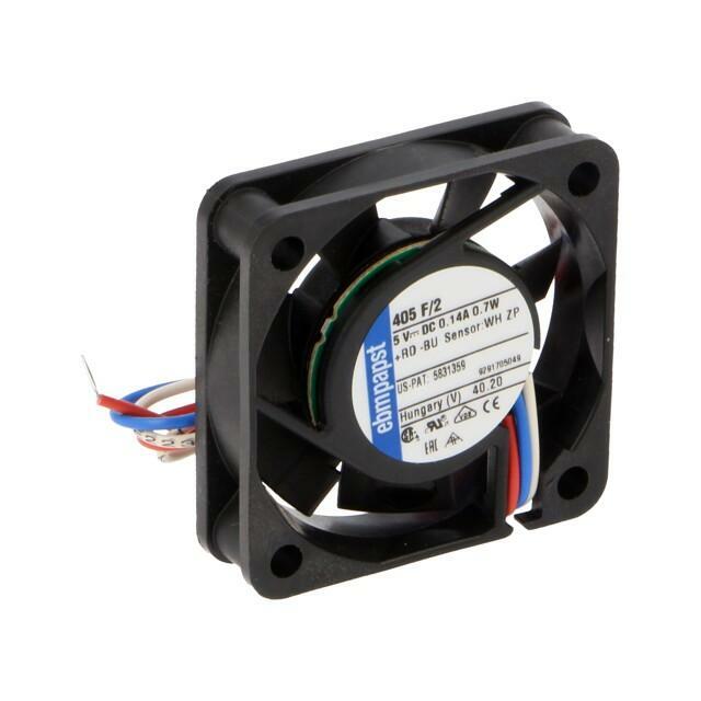 EBM-PAPST Fan: DC; 40x40x10mm; axial; 5VDC