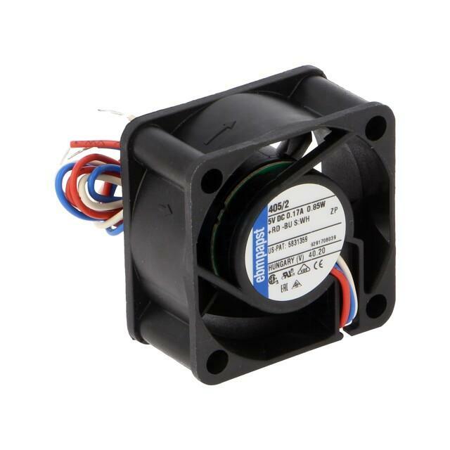 EBM-PAPST Fan: DC; 40x40x10mm; axial; 5VDC
