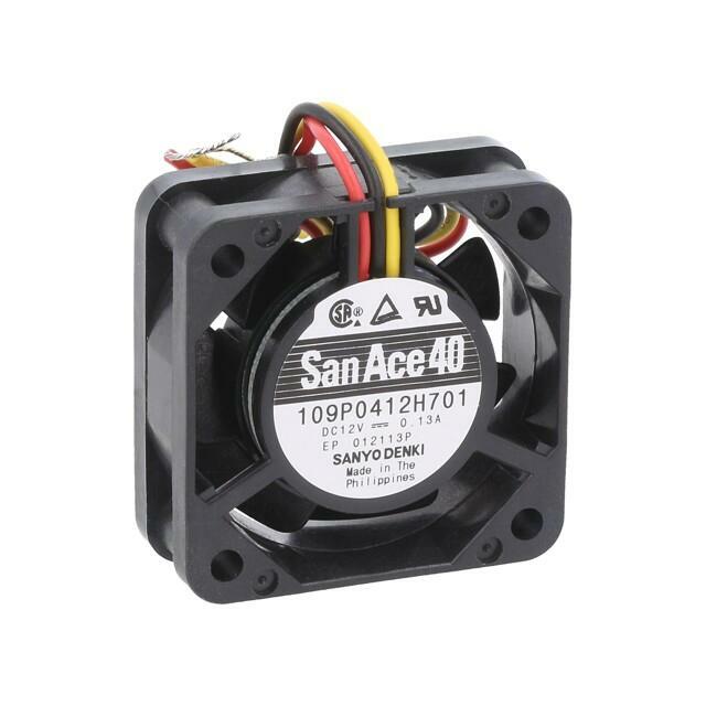 SANYO DENKI Fan: DC; 40x40x15mm; axial
