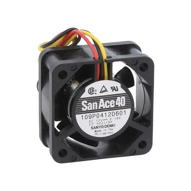SANYO DENKI Fan: DC; 40x40x20mm; axial