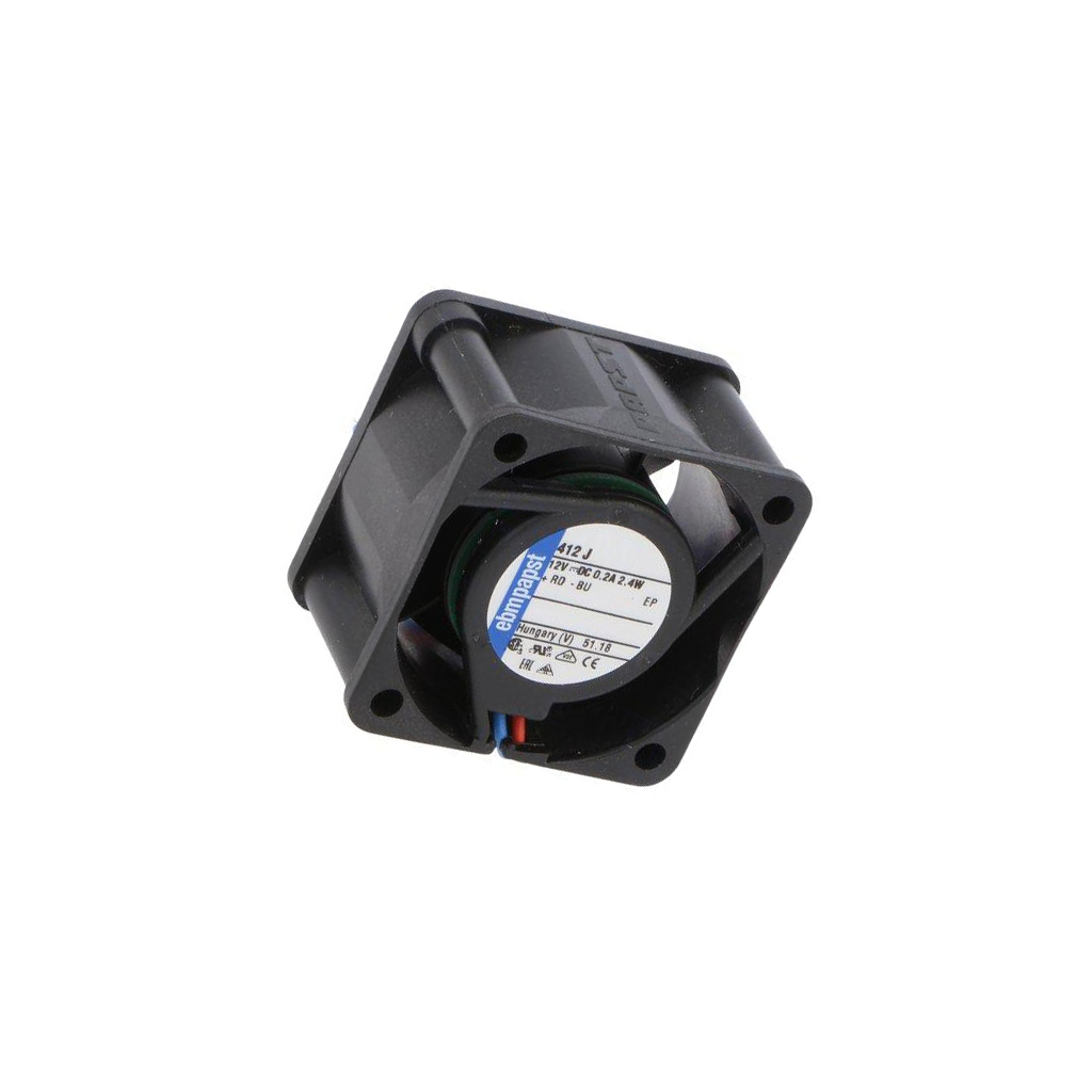 EBM-PAPST Fan: DC; 40x40x25mm; axial; 12VDC