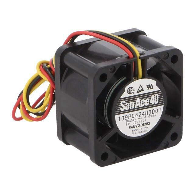 SANYO DENKI Fan: DC; 40x40x28mm; axial