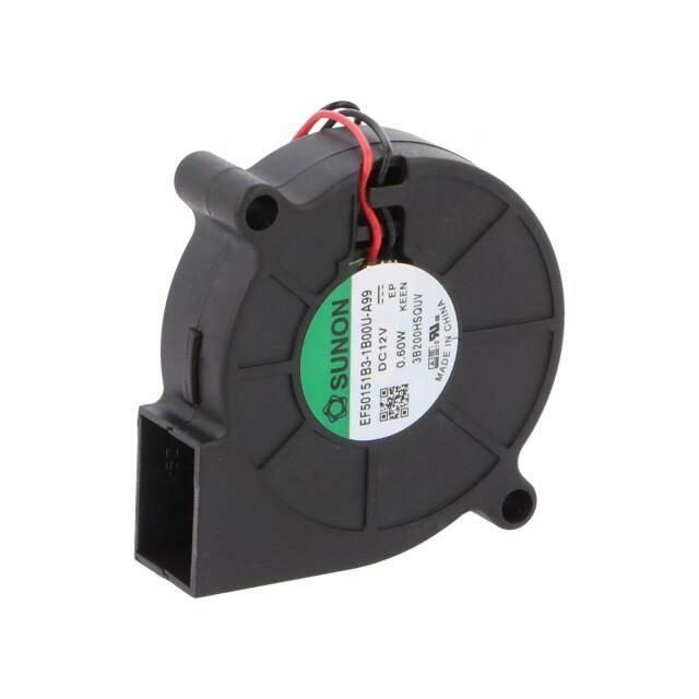 SUNON Fan: DC; 51.6x51.7x15mm