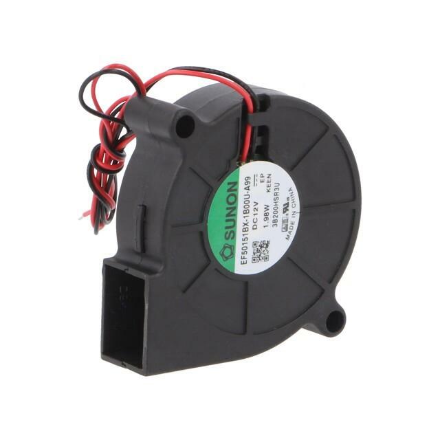 SUNON Fan: DC; 51.6x51.7x15mm