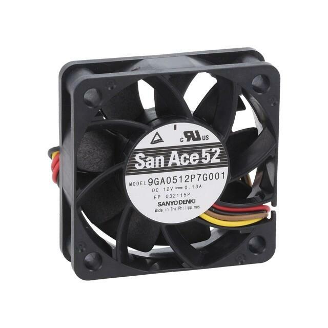 SANYO DENKI Fan: DC; 52x52x15mm; axial