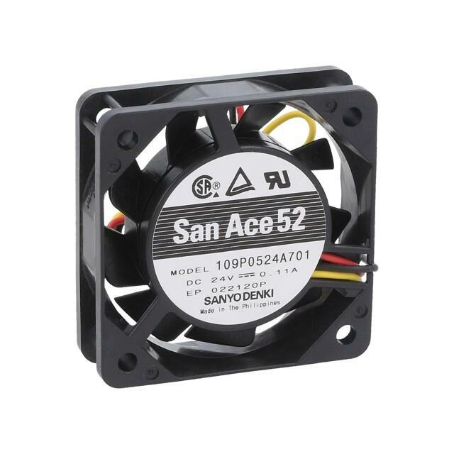 SANYO DENKI Fan: DC; 52x52x15mm; axial