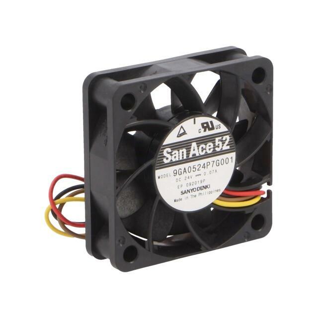 SANYO DENKI Fan: DC; 52x52x15mm; axial
