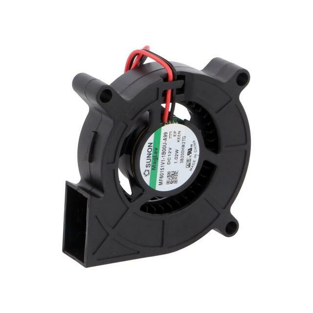 SUNON Fan: DC; 60x60x15mm; blower; 12VDC