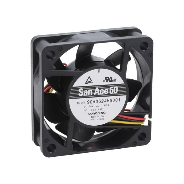 SANYO DENKI Fan: DC; 60x60x20mm; axial