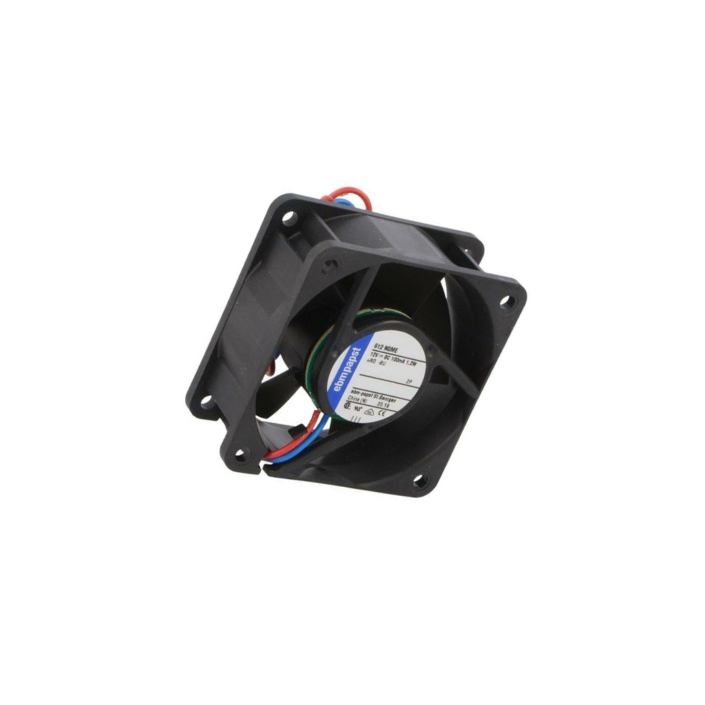 EBM-PAPST Fan: DC; 60x60x25mm; axial; 12VDC