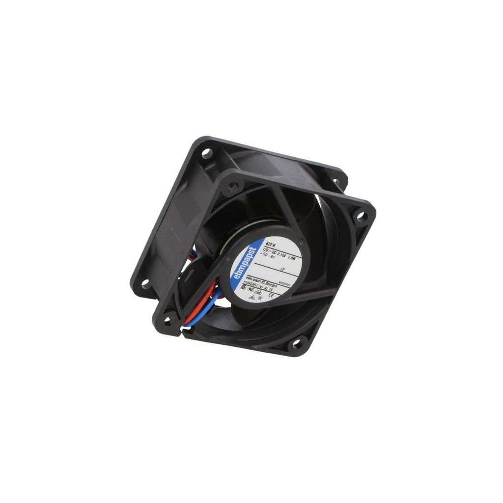 EBM-PAPST Fan: DC; 60x60x25mm; axial; 12VDC
