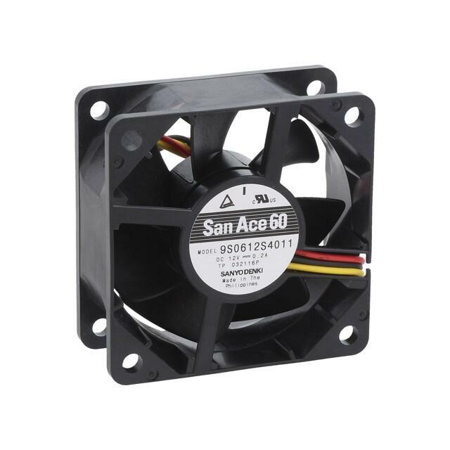 SANYO DENKI Fan: DC; 60x60x25mm; axial