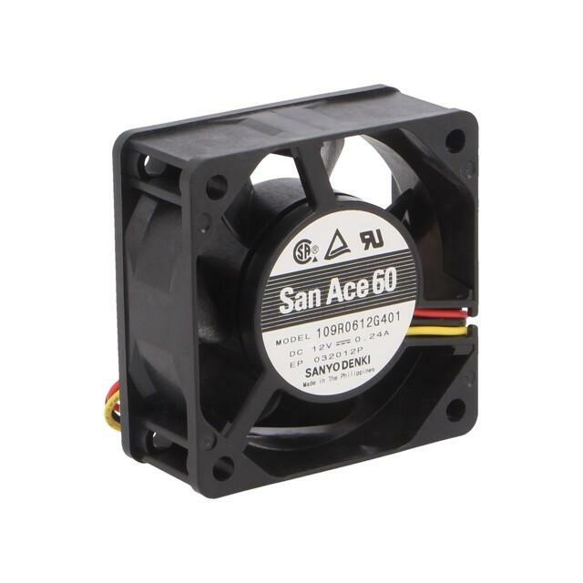 SANYO DENKI Fan: DC; 60x60x25mm; axial