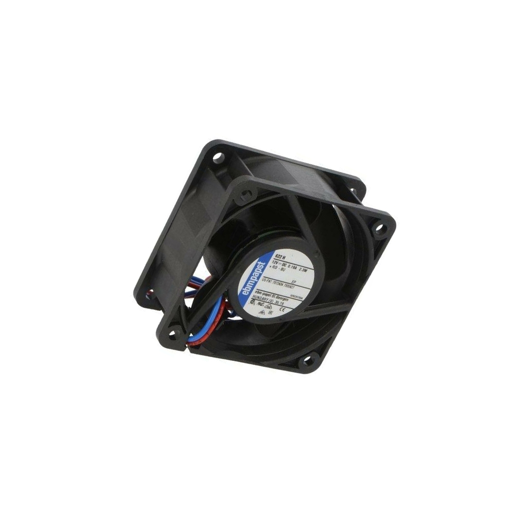 EBM-PAPST Fan: DC; 60x60x25mm; axial; 12VDC