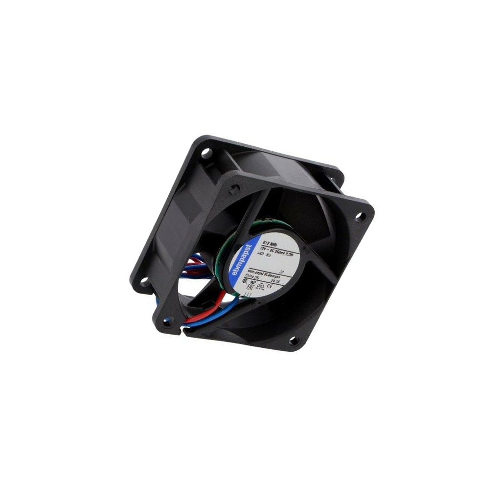 EBM-PAPST Fan: DC; 60x60x25mm; axial; 12VDC