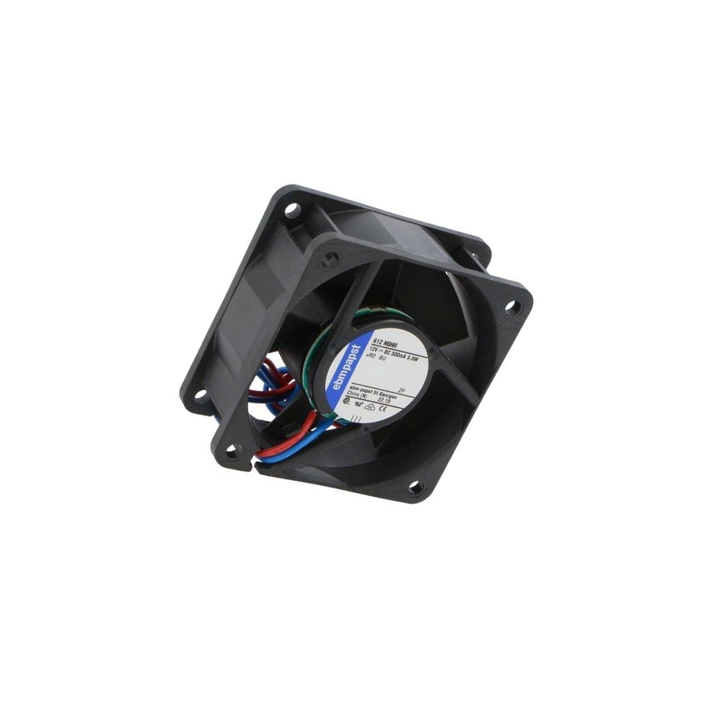 EBM-PAPST Fan: DC; 60x60x25mm; axial; 12VDC