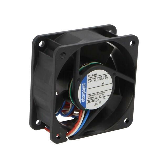 EBM-PAPST Fan: DC; 60x60x25mm; axial; 24VDC