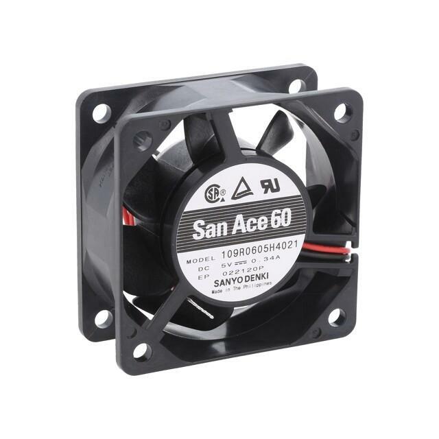 SANYO DENKI Fan: DC; 60x60x25mm; axial