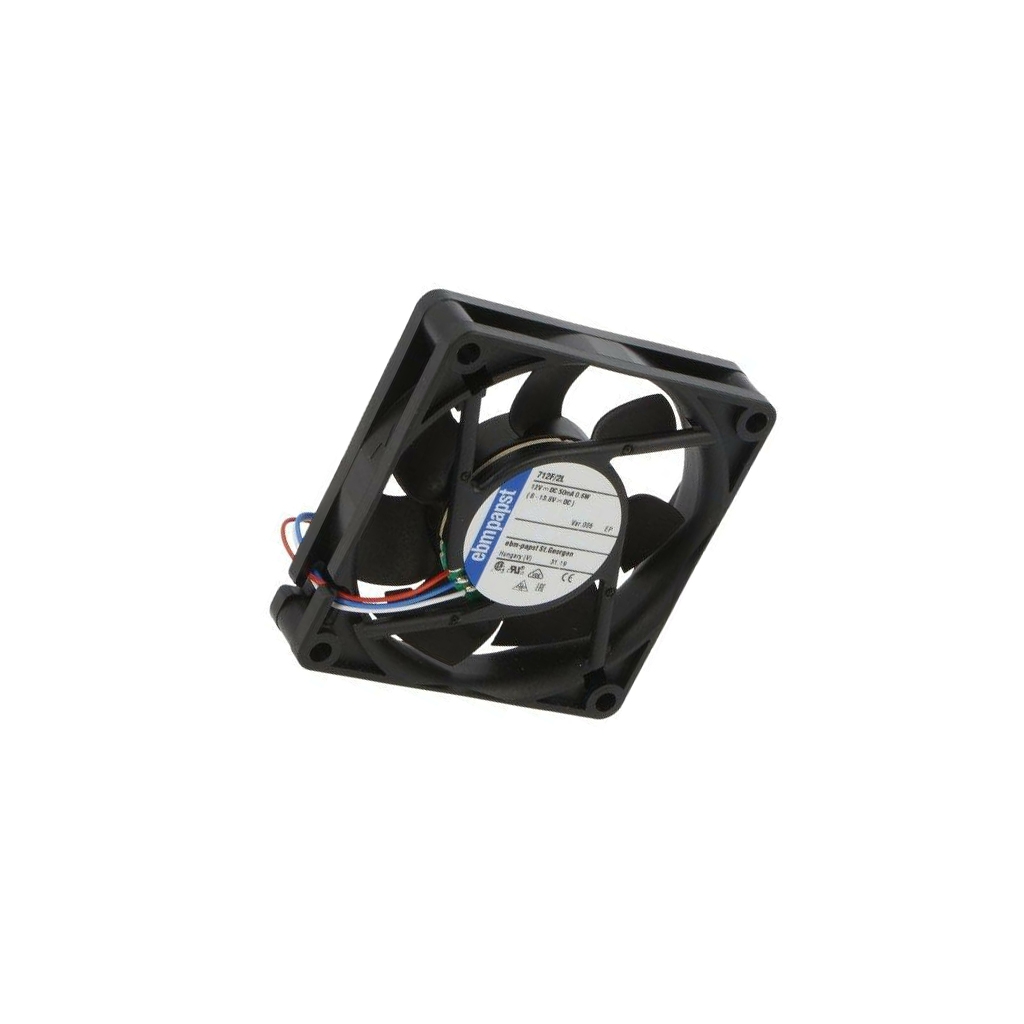 EBM-PAPST Fan: DC; 70x70x15mm; axial; 12VDC