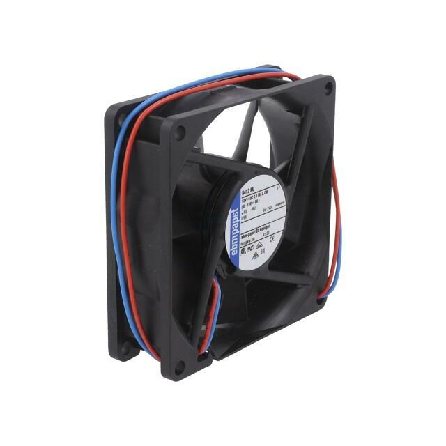 EBM-PAPST Fan: DC; 80x80x25.4mm; axial