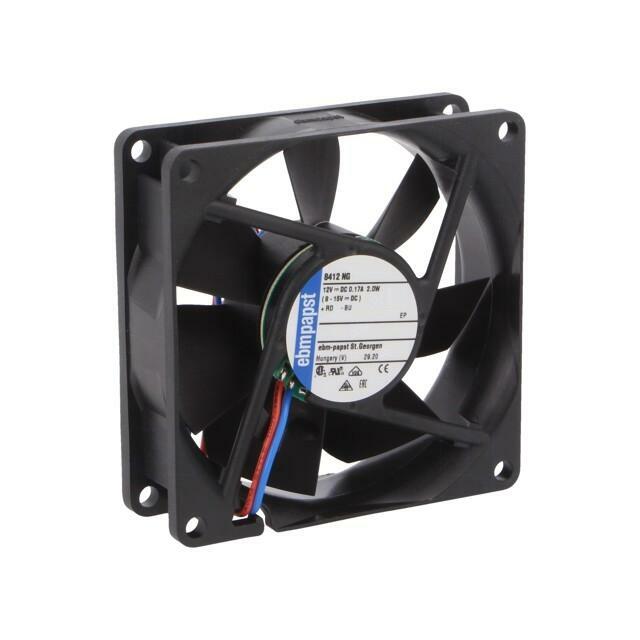 EBM-PAPST Fan: DC; 80x80x25.4mm; axial