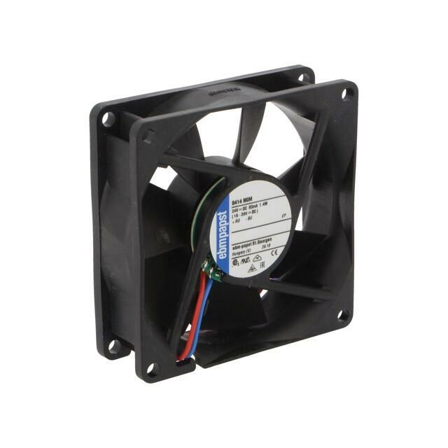 EBM-PAPST Fan: DC; 80x80x25.4mm; axial