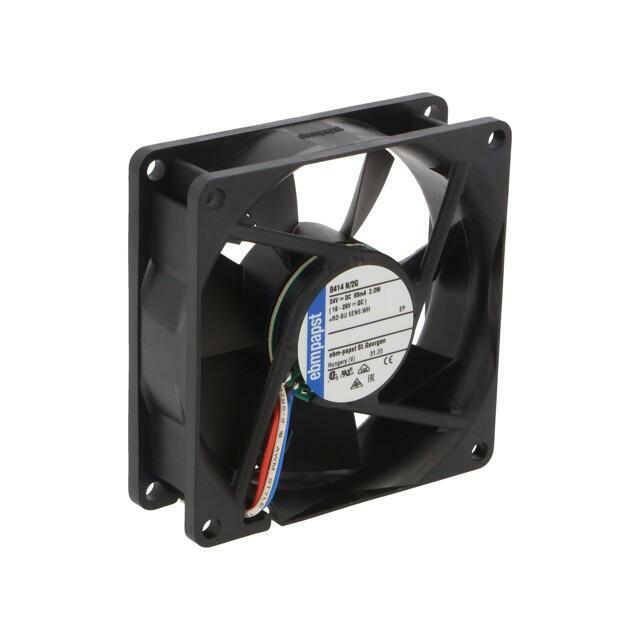 EBM-PAPST Fan: DC; 80x80x25.4mm; axial