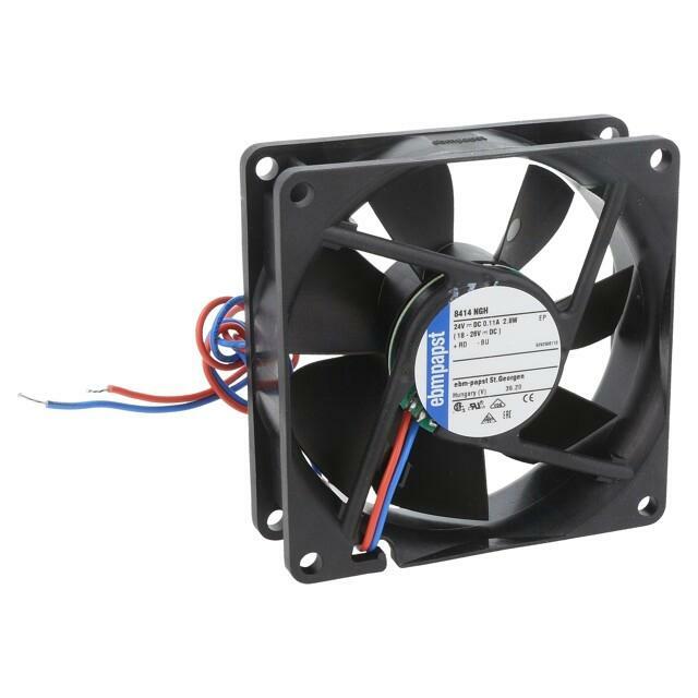 EBM-PAPST Fan: DC; 80x80x25.4mm; axial
