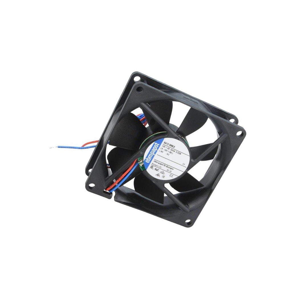 EBM-PAPST Fan: DC; 80x80x25mm; axial; 12VDC