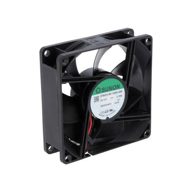 SUNON Fan: DC; 80x80x25mm; axial; 12VDC