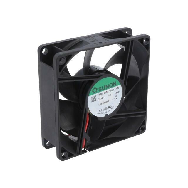SUNON Fan: DC; 80x80x25mm; axial; 12VDC