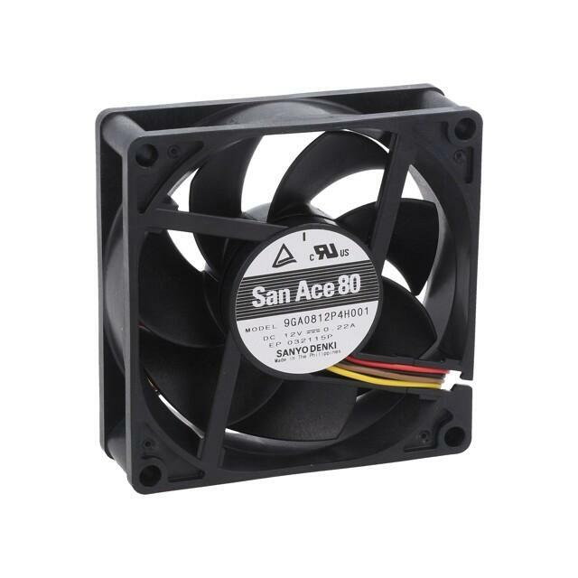 SANYO DENKI Fan: DC; 80x80x25mm; axial