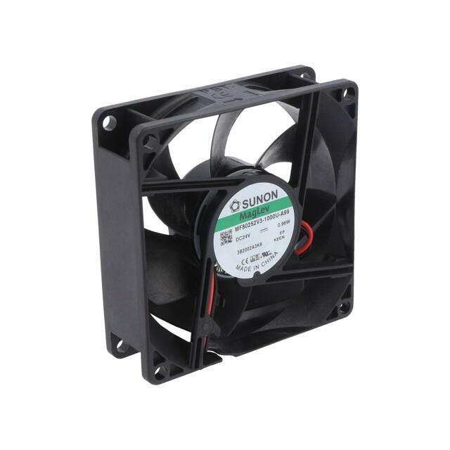 SUNON Fan: DC; 80x80x25mm; axial; 24VDC